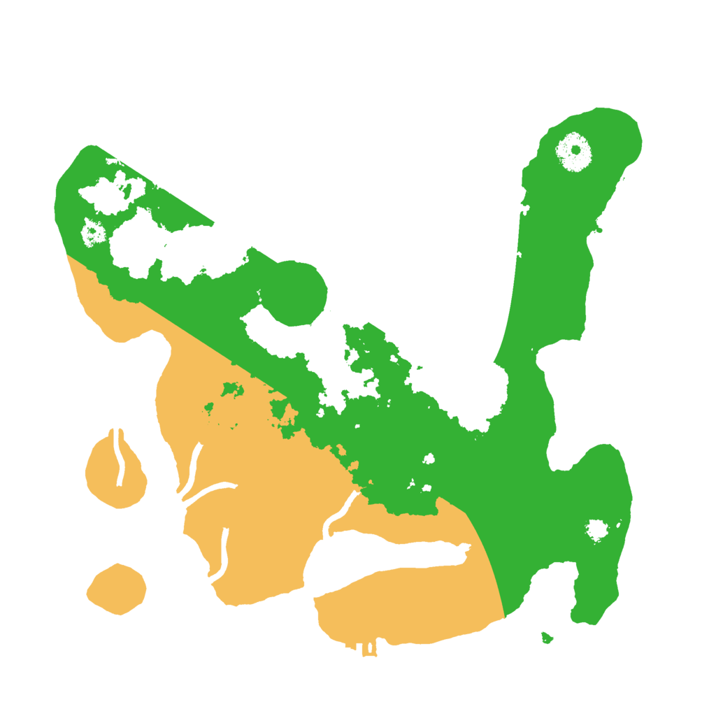 Biome Rust Map: Procedural Map, Size: 3000, Seed: 12528