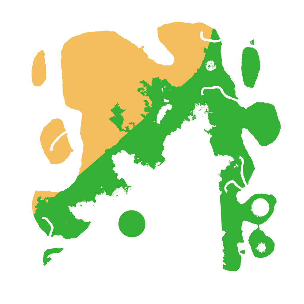 Biome Rust Map: Procedural Map, Size: 3000, Seed: 1623341