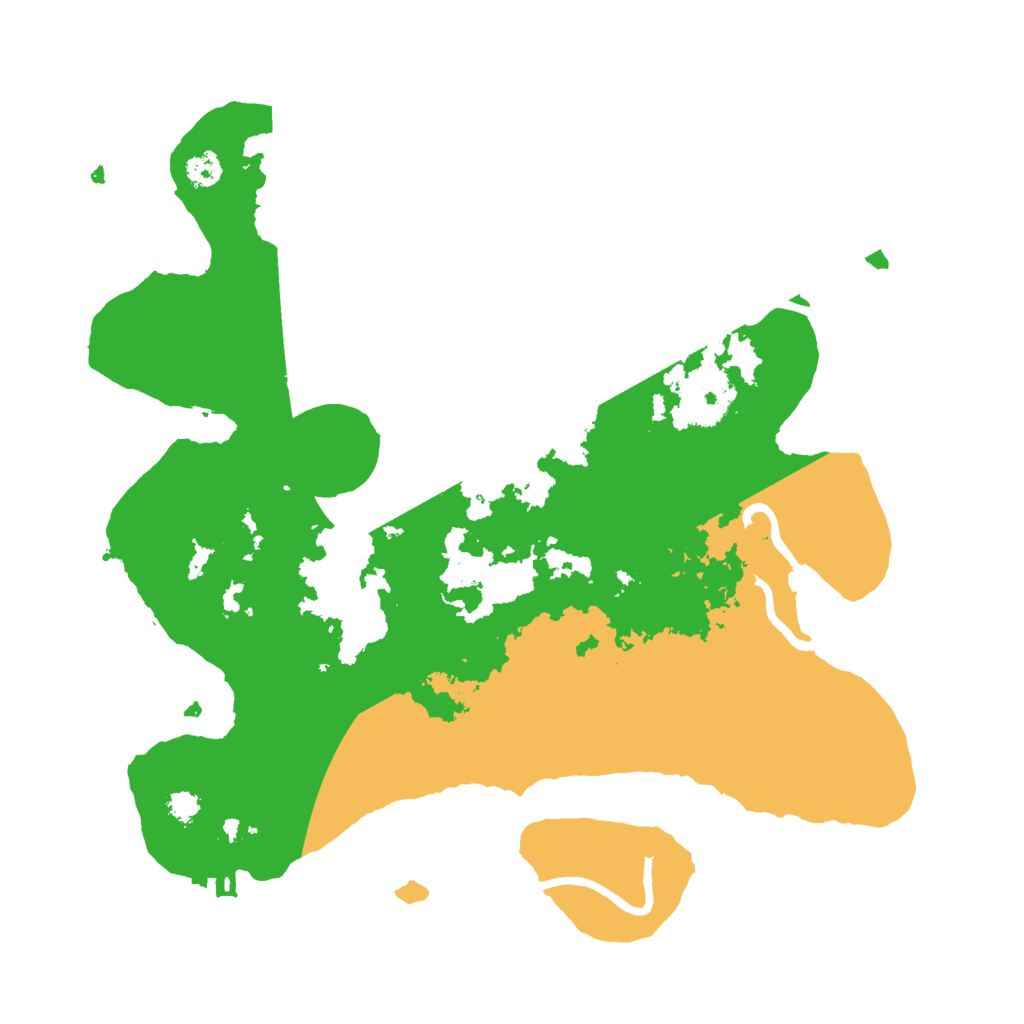 Biome Rust Map: Procedural Map, Size: 3000, Seed: 34535345