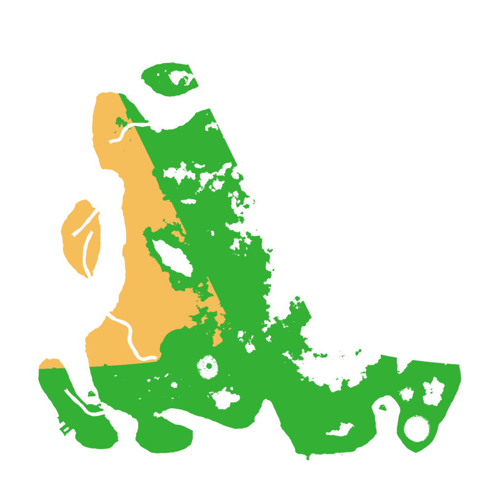 Biome Rust Map: Procedural Map, Size: 3500, Seed: 145466241