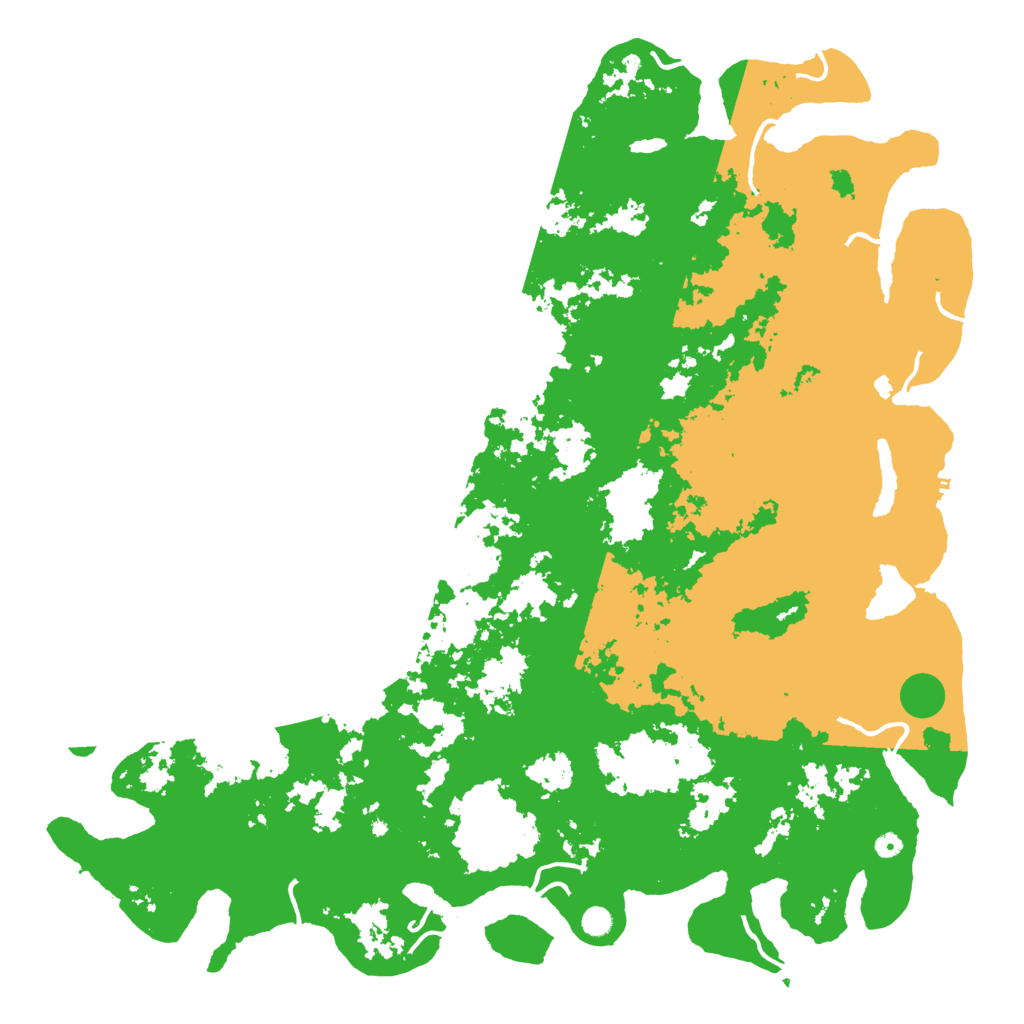 Biome Rust Map: Procedural Map, Size: 6000, Seed: 934505590