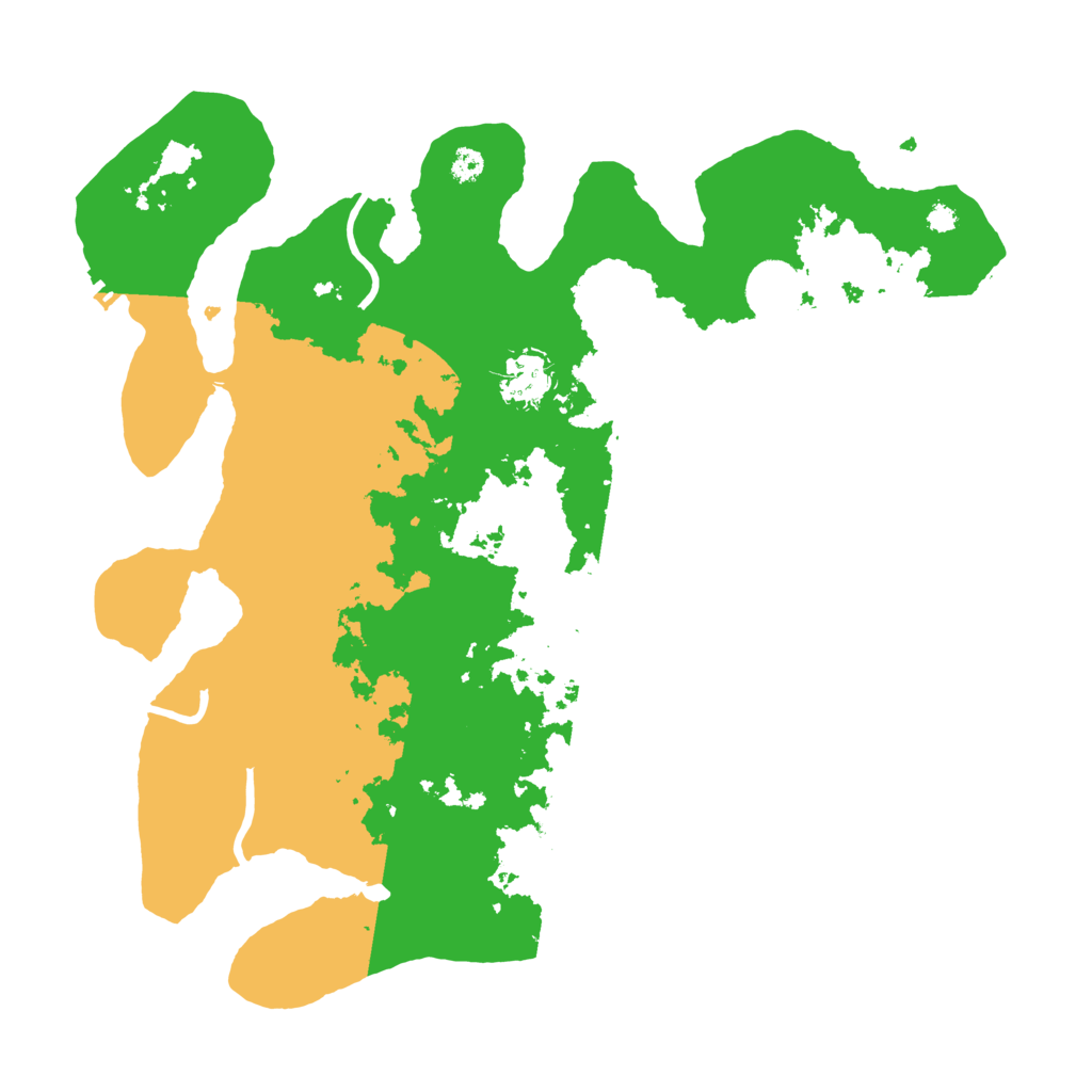 Biome Rust Map: Procedural Map, Size: 3500, Seed: 6975348