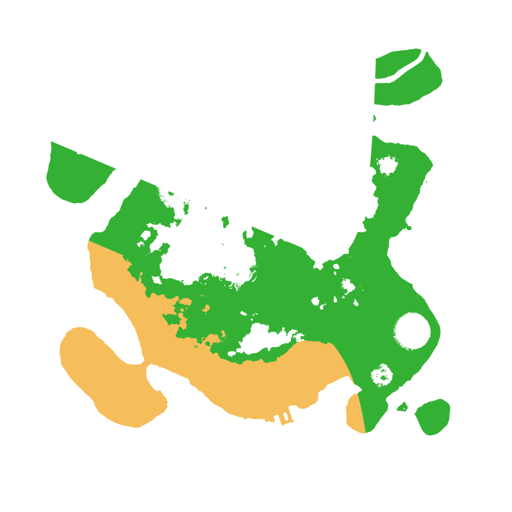 Biome Rust Map: Procedural Map, Size: 2500, Seed: 1568347278