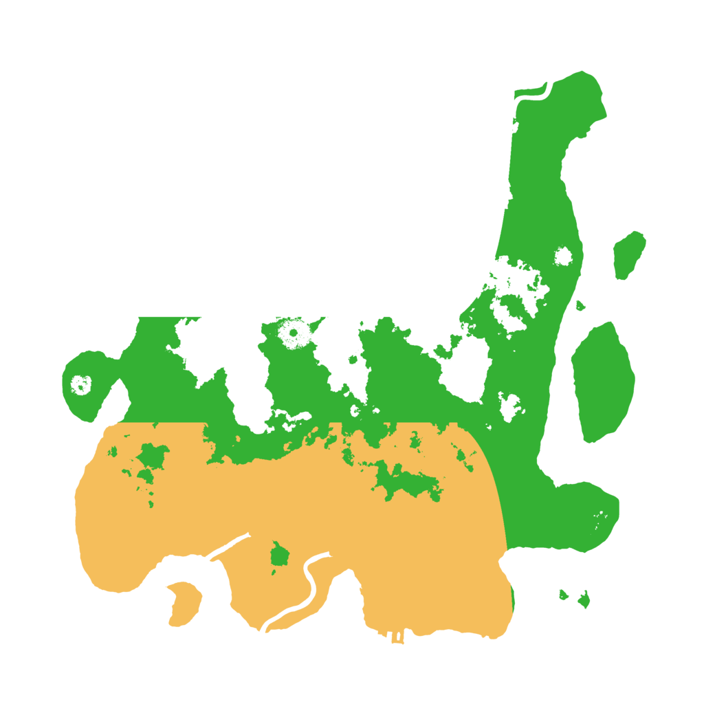 Biome Rust Map: Procedural Map, Size: 3500, Seed: 1770101387