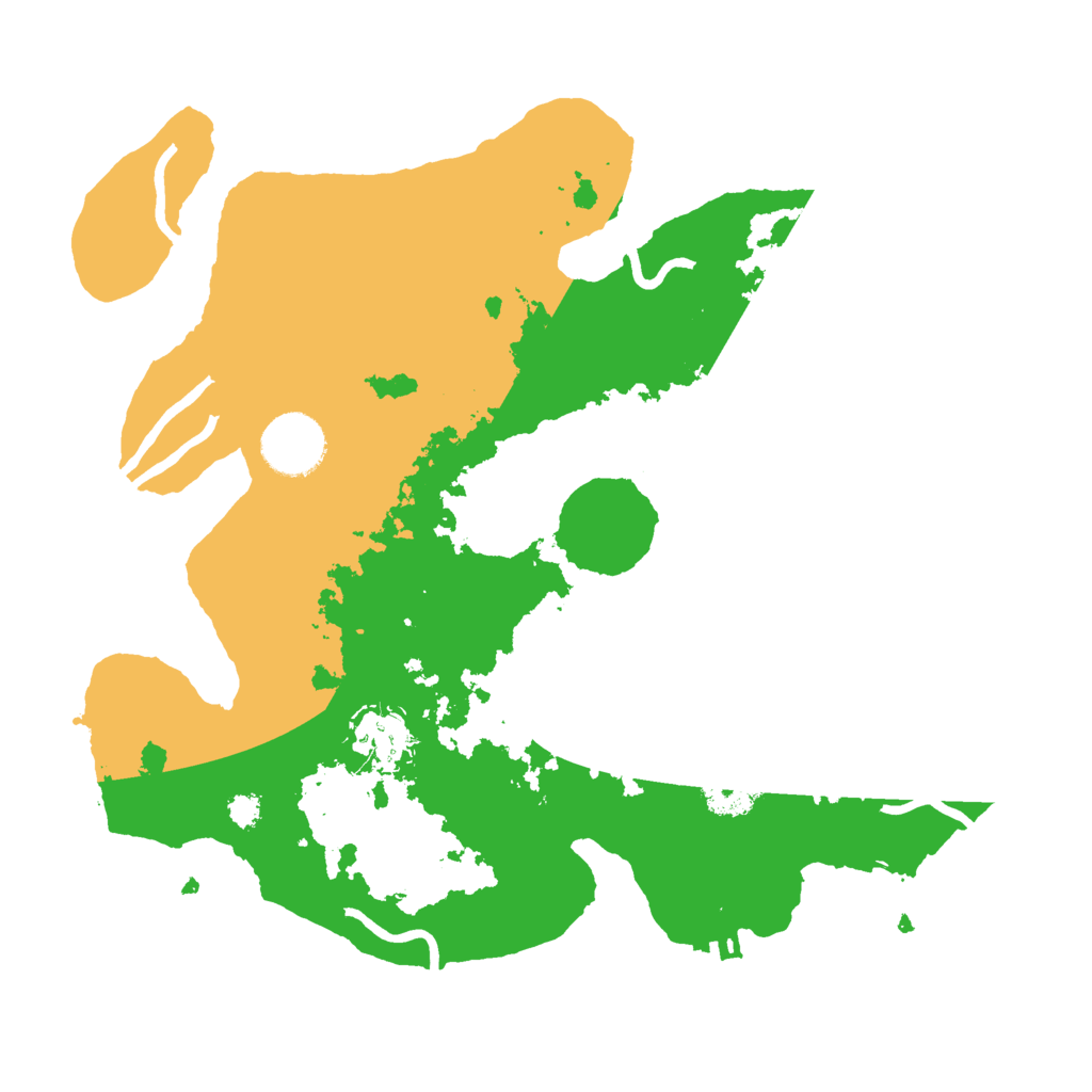 Biome Rust Map: Procedural Map, Size: 3050, Seed: 50500