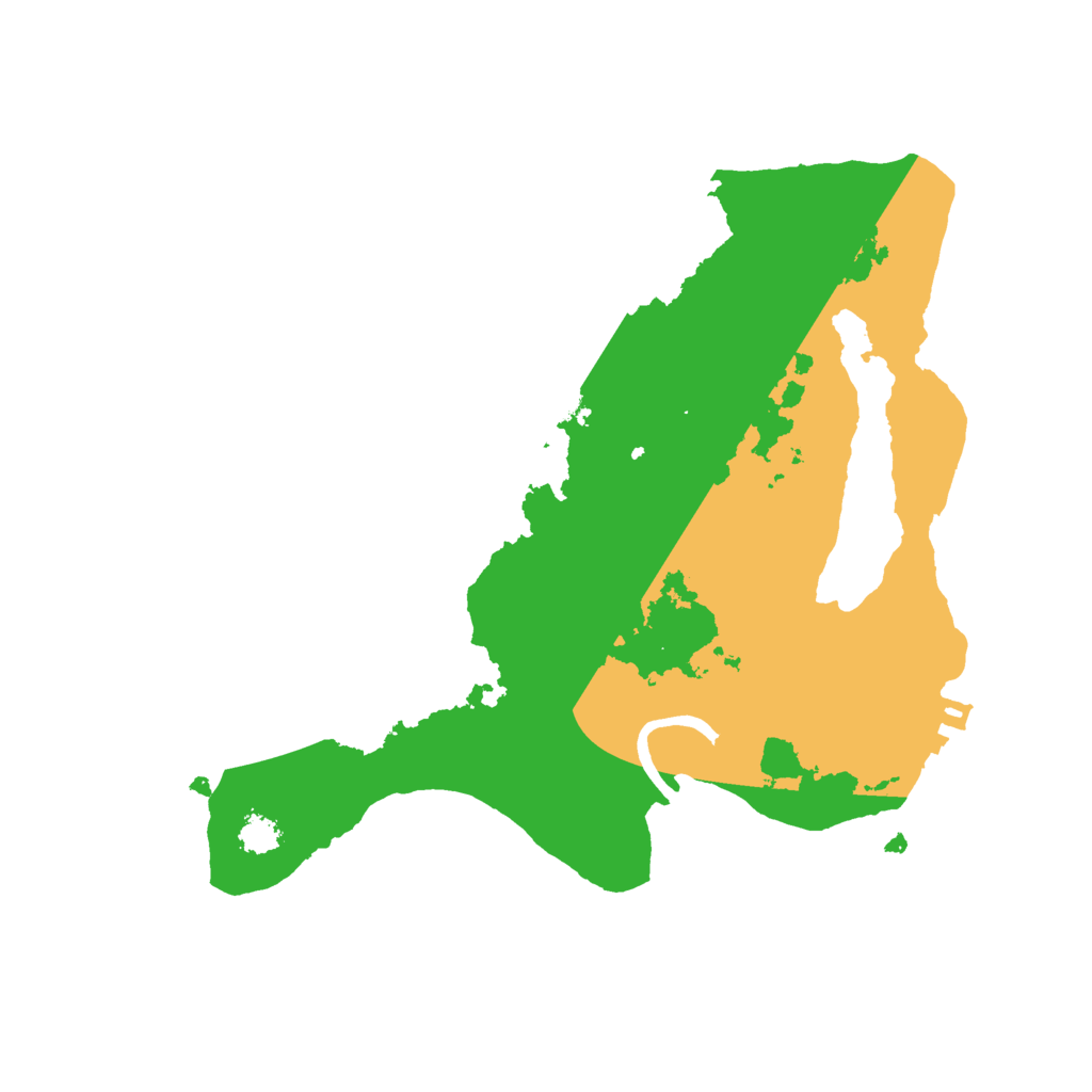 Biome Rust Map: Procedural Map, Size: 2500, Seed: 703761801