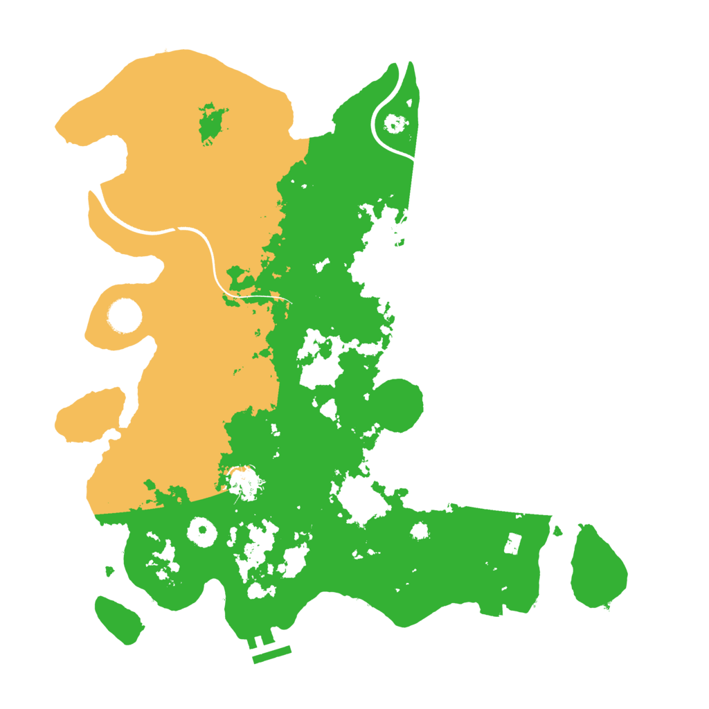 Biome Rust Map: Procedural Map, Size: 3641, Seed: 157