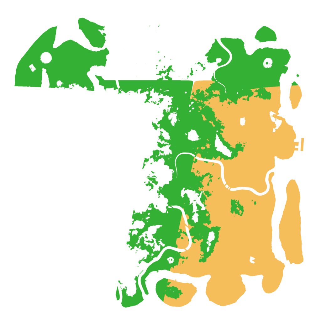 Biome Rust Map: Procedural Map, Size: 5000, Seed: 517251234