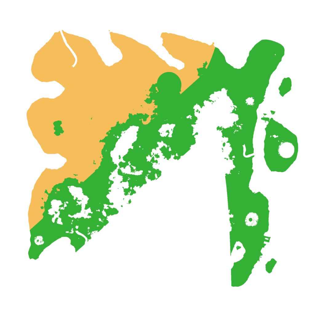 Biome Rust Map: Procedural Map, Size: 3500, Seed: 735360449