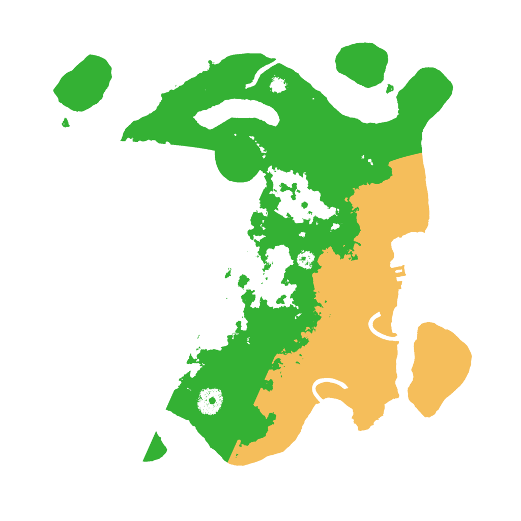 Biome Rust Map: Procedural Map, Size: 3000, Seed: 1290824283