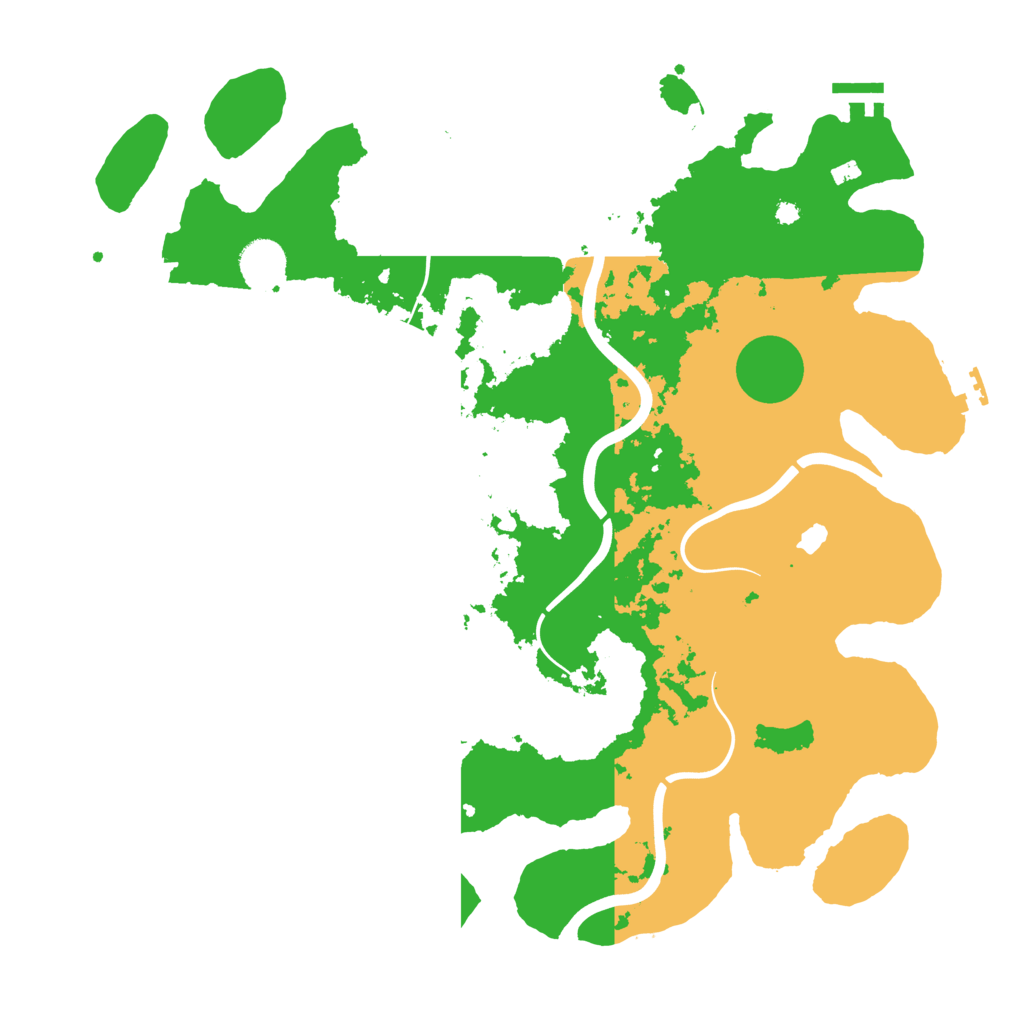 Biome Rust Map: Procedural Map, Size: 4000, Seed: 290918