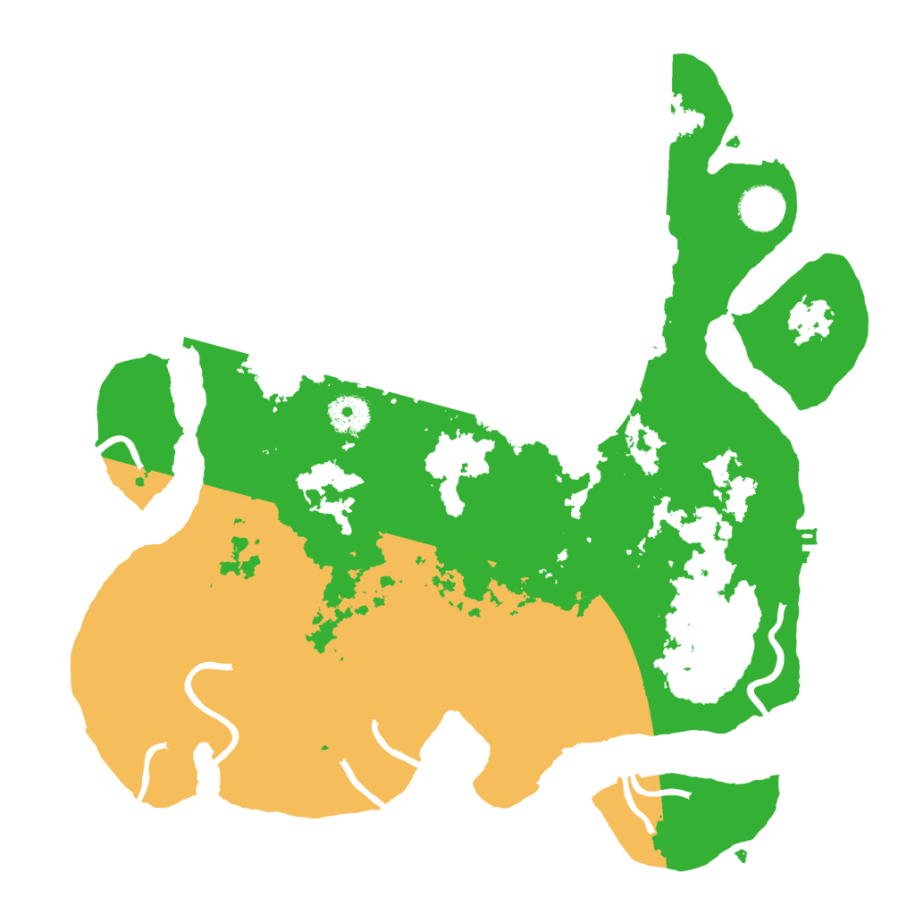 Biome Rust Map: Procedural Map, Size: 3500, Seed: 276749320