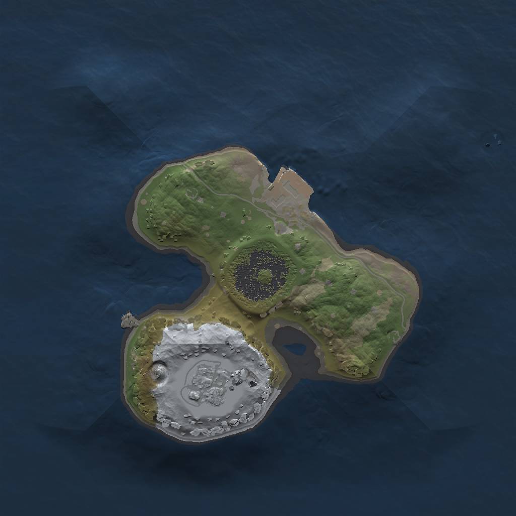 Rust Map: Procedural Map, Size: 1500, Seed: 21465836, 4 Monuments