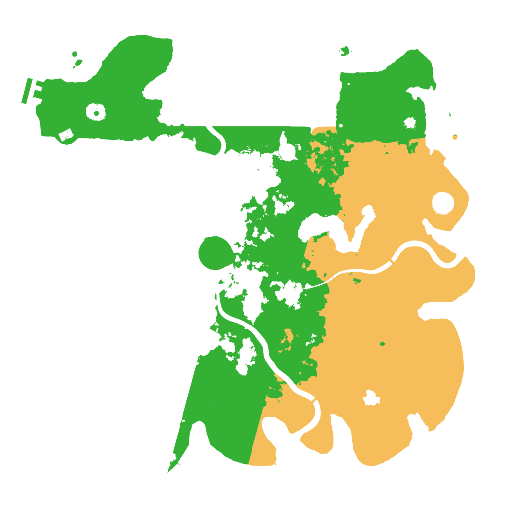 Biome Rust Map: Procedural Map, Size: 4000, Seed: 73397