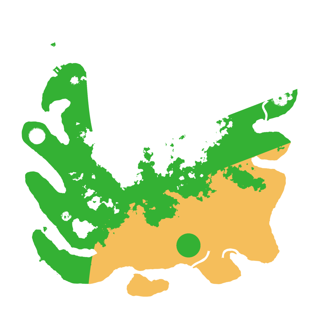 Biome Rust Map: Procedural Map, Size: 3500, Seed: 186817412