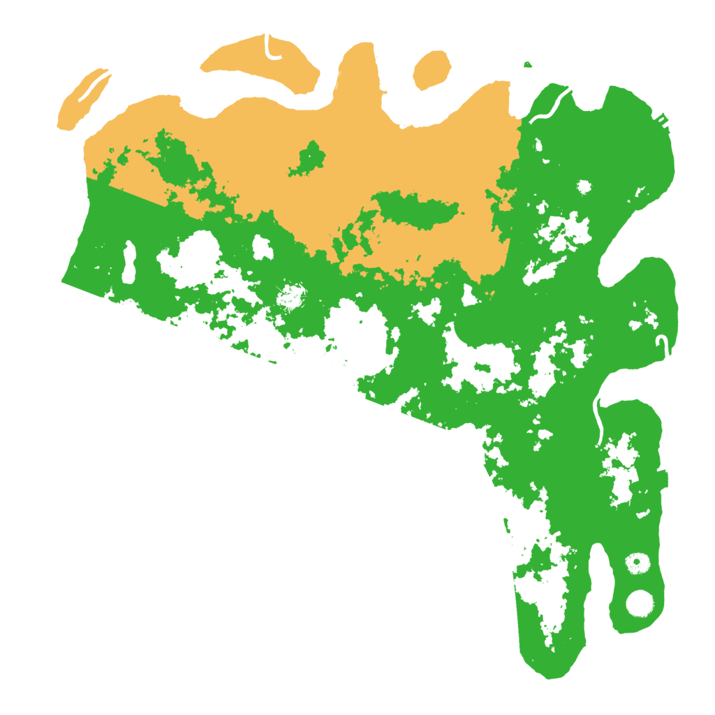 Biome Rust Map: Procedural Map, Size: 4667, Seed: 65432251