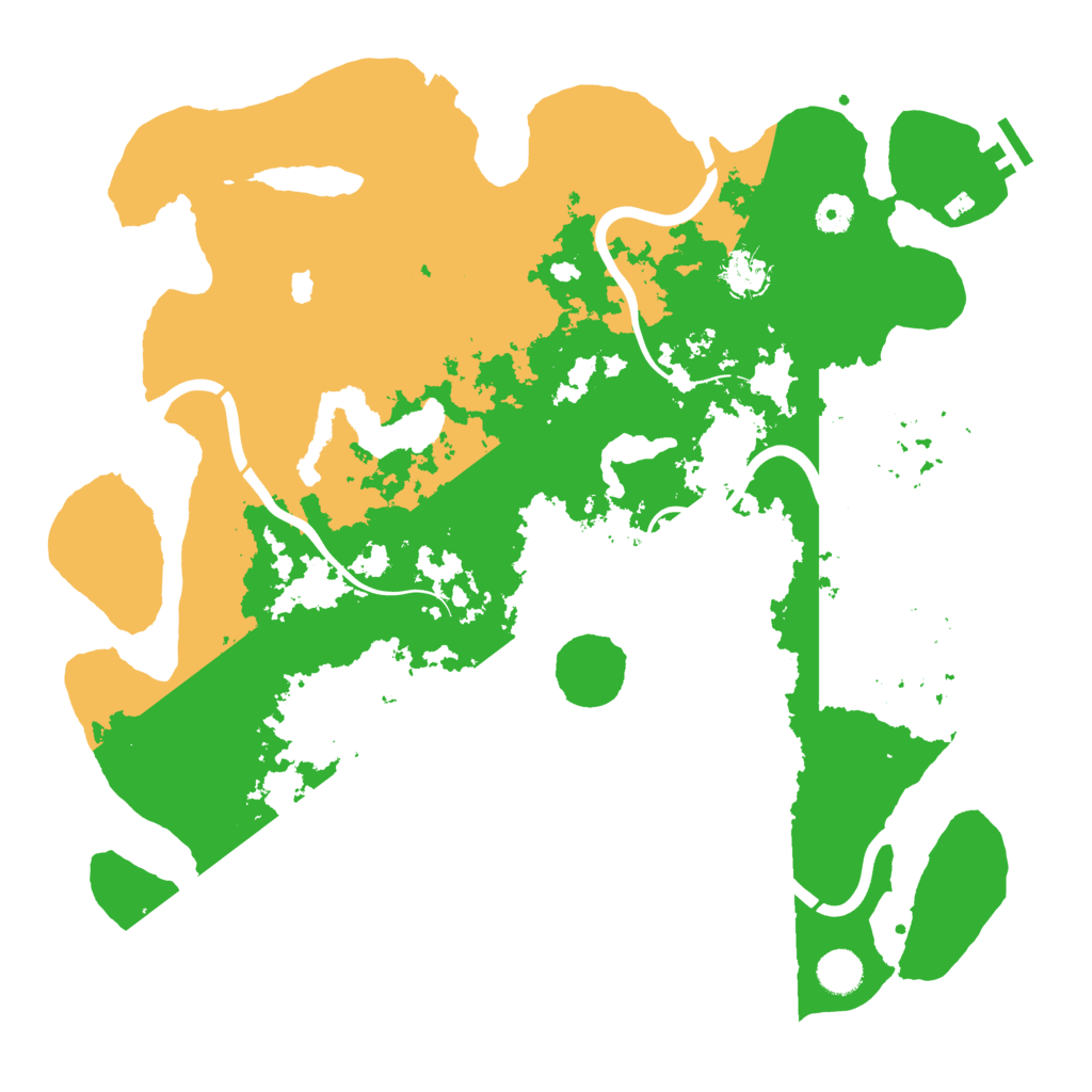 Biome Rust Map: Procedural Map, Size: 4250, Seed: 669392328