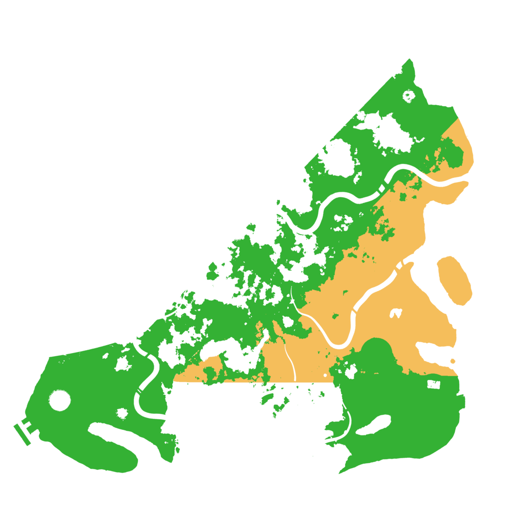 Biome Rust Map: Procedural Map, Size: 4250, Seed: 7052