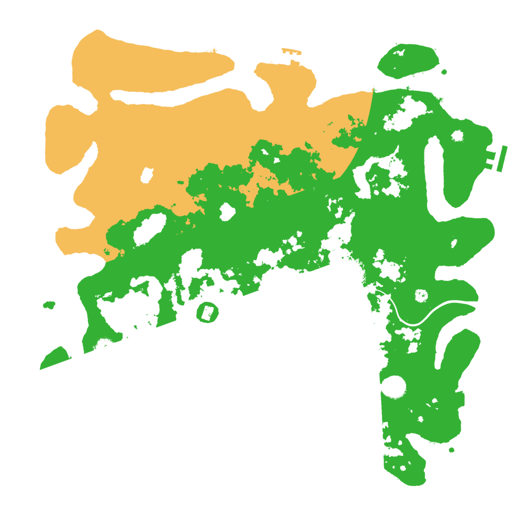 Biome Rust Map: Procedural Map, Size: 4000, Seed: 36141