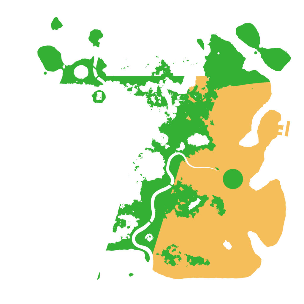 Biome Rust Map: Procedural Map, Size: 4000, Seed: 691356646