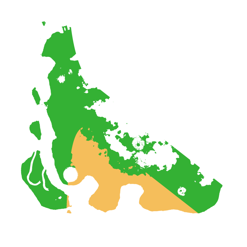 Biome Rust Map: Procedural Map, Size: 3000, Seed: 1354962