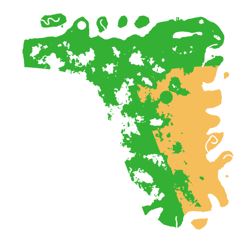 Biome Rust Map: Procedural Map, Size: 5000, Seed: 4533