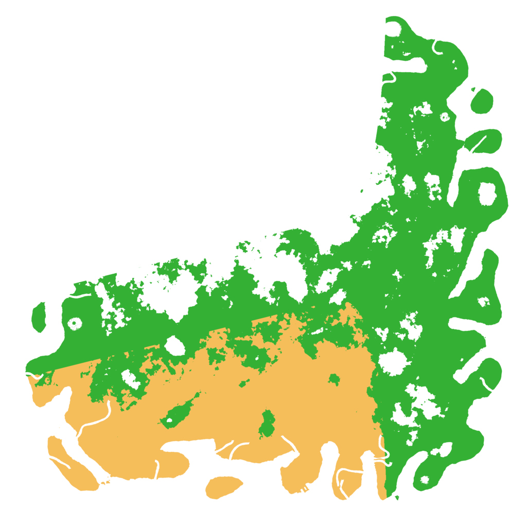 Biome Rust Map: Procedural Map, Size: 6000, Seed: 34134