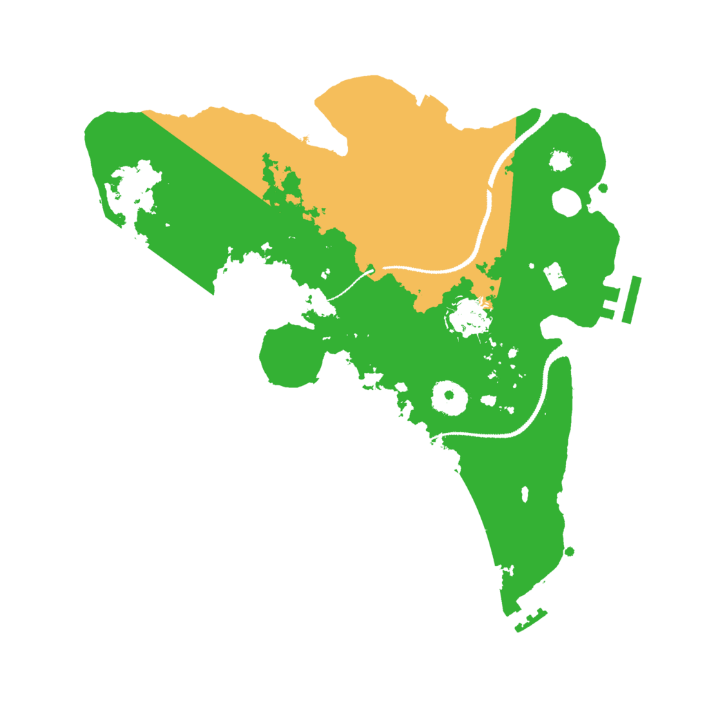 Biome Rust Map: Procedural Map, Size: 3000, Seed: 59881
