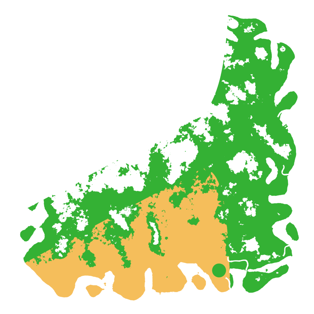 Biome Rust Map: Procedural Map, Size: 6000, Seed: 23426644