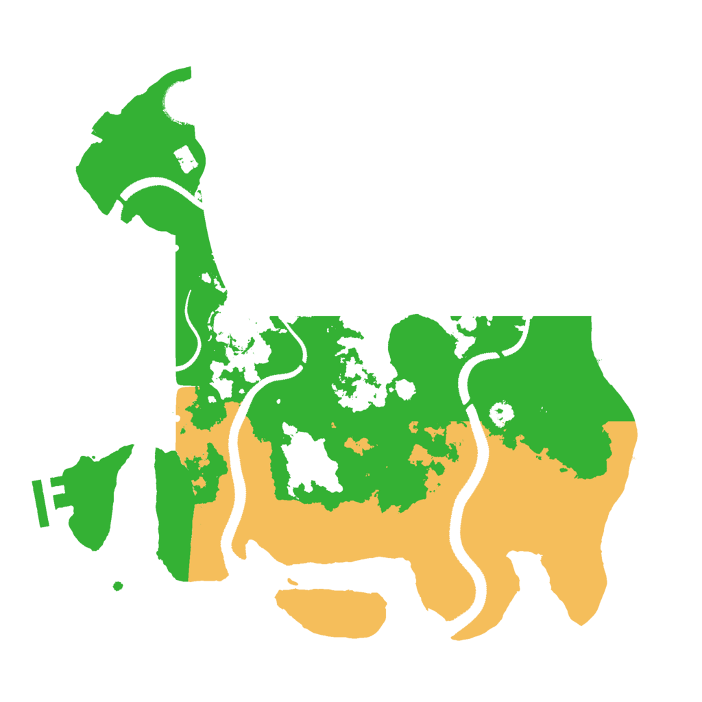 Biome Rust Map: Procedural Map, Size: 3000, Seed: 1541