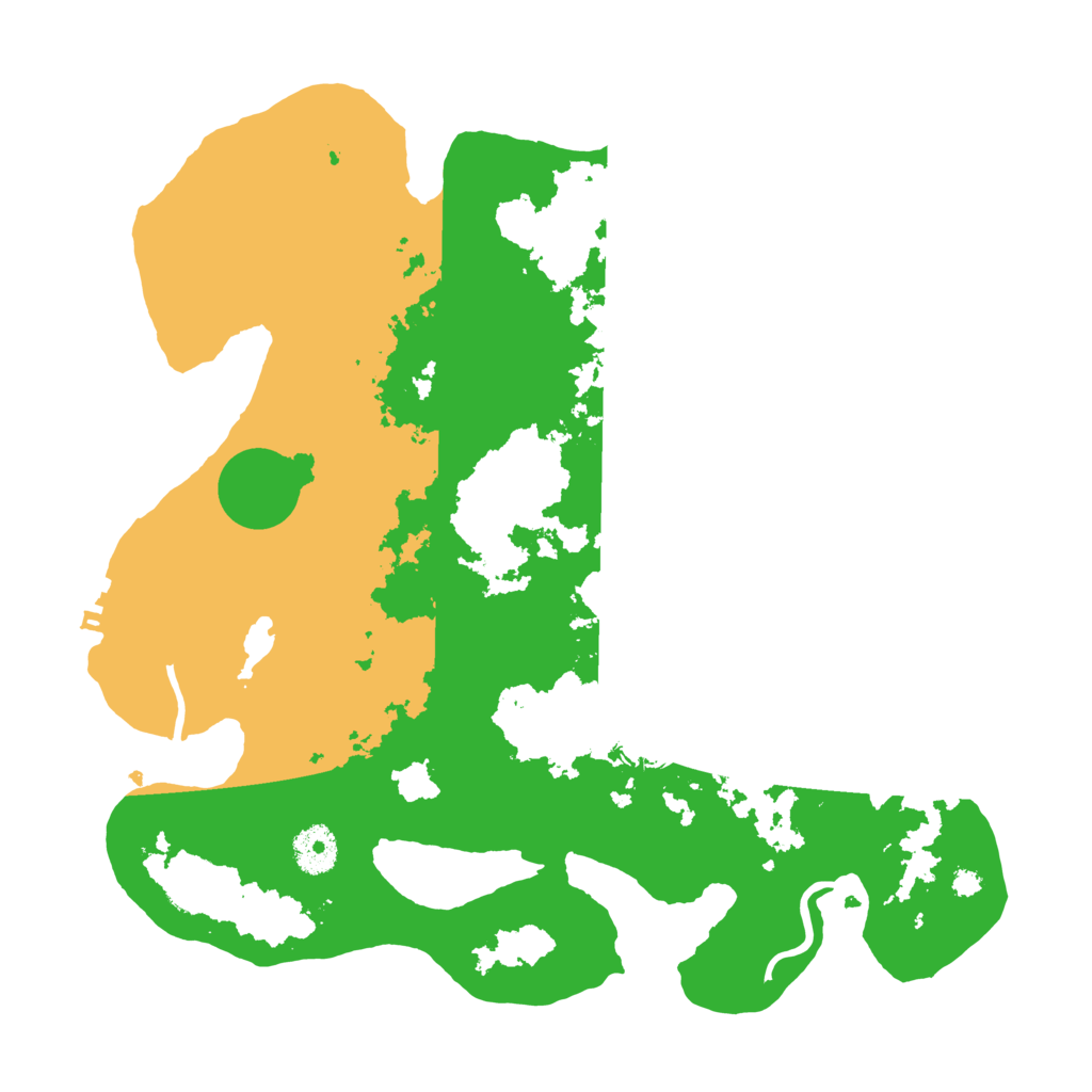 Biome Rust Map: Procedural Map, Size: 3550, Seed: 68932436