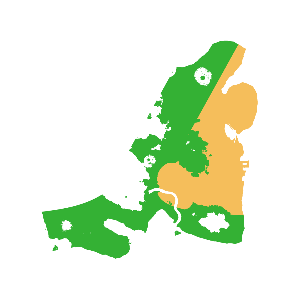 Biome Rust Map: Procedural Map, Size: 2600, Seed: 82805982