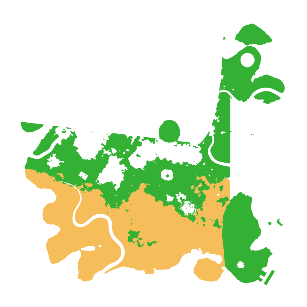 Biome Rust Map: Procedural Map, Size: 3850, Seed: 27883448
