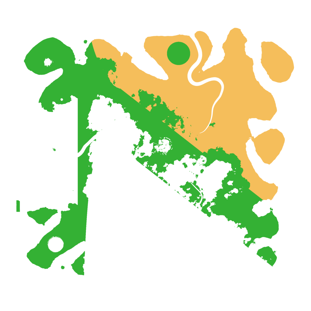 Biome Rust Map: Procedural Map, Size: 3550, Seed: 158459
