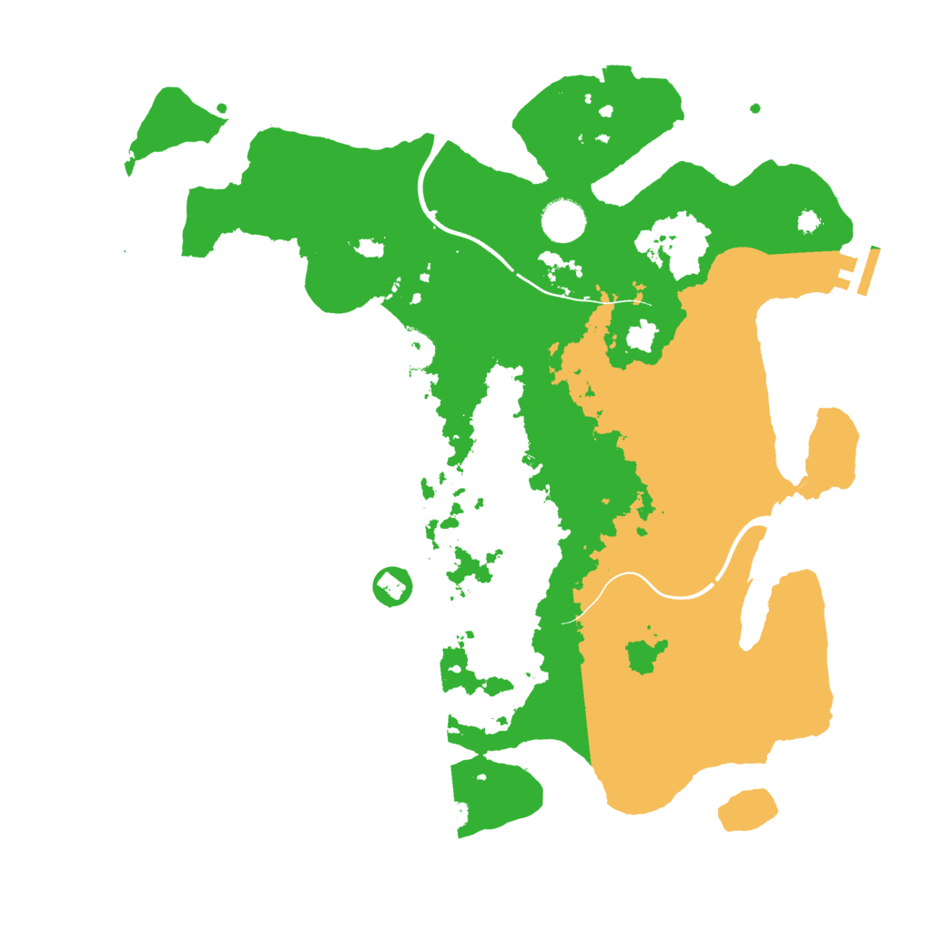 Biome Rust Map: Procedural Map, Size: 3750, Seed: 262318339
