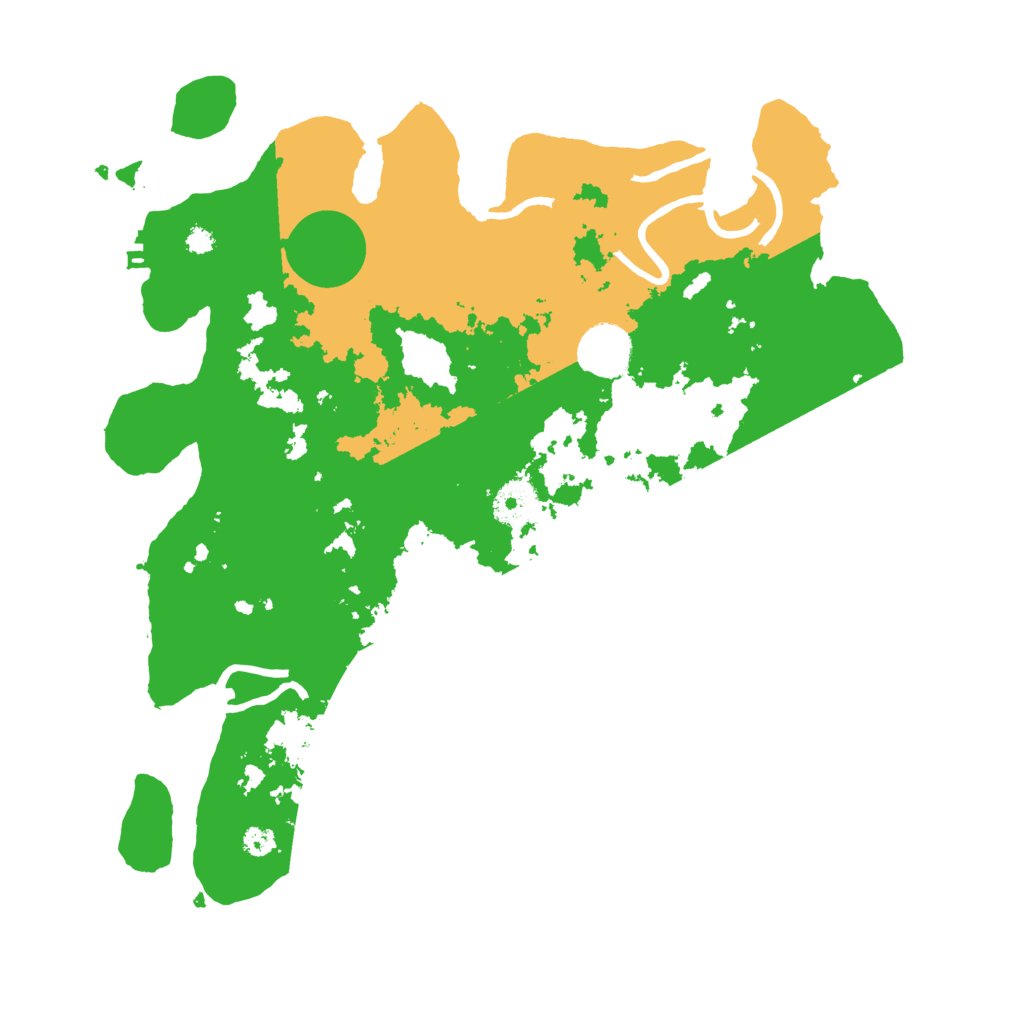 Biome Rust Map: Procedural Map, Size: 3500, Seed: 312204326