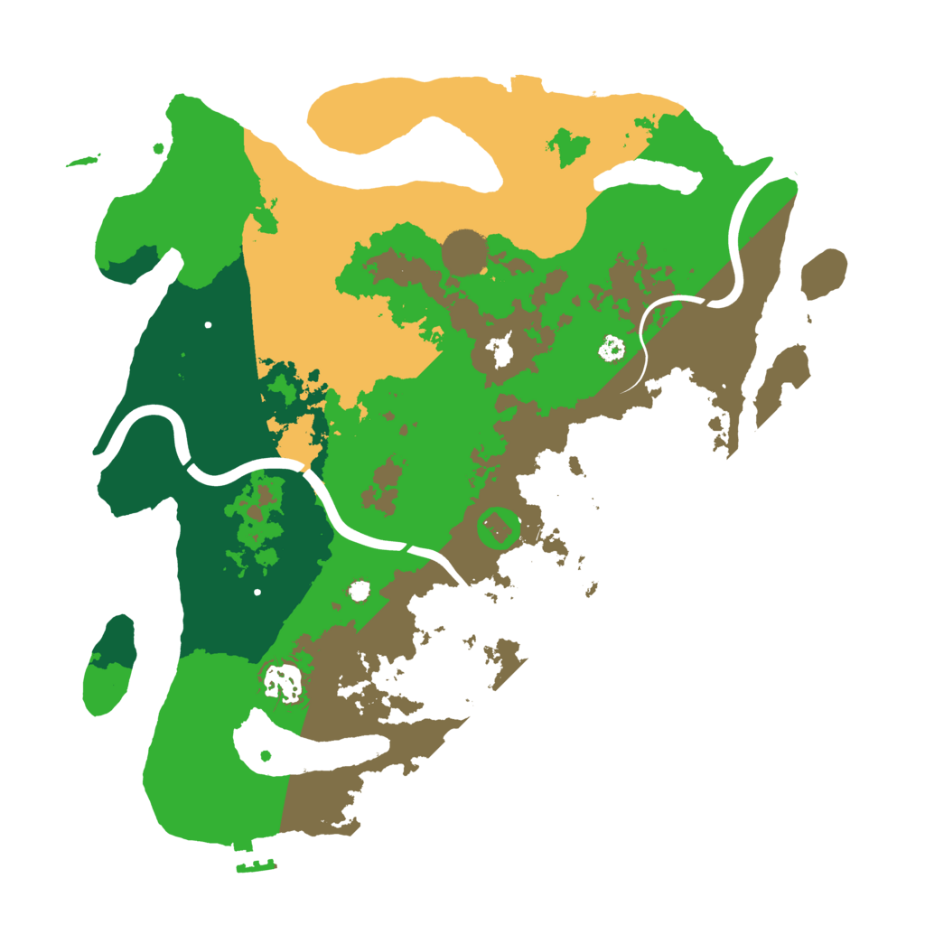 Biome Rust Map: Procedural Map, Size: 3500, Seed: 830364379
