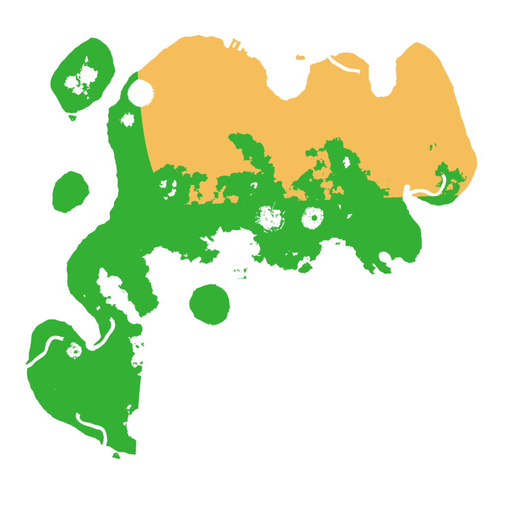 Biome Rust Map: Procedural Map, Size: 3500, Seed: 698308217