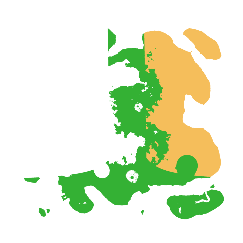 Biome Rust Map: Procedural Map, Size: 3000, Seed: 12433