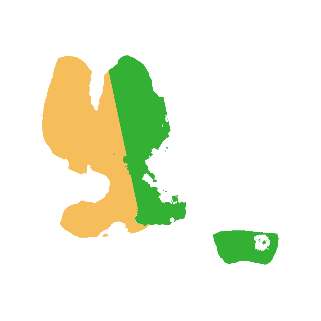 Biome Rust Map: Procedural Map, Size: 2000, Seed: 20230508