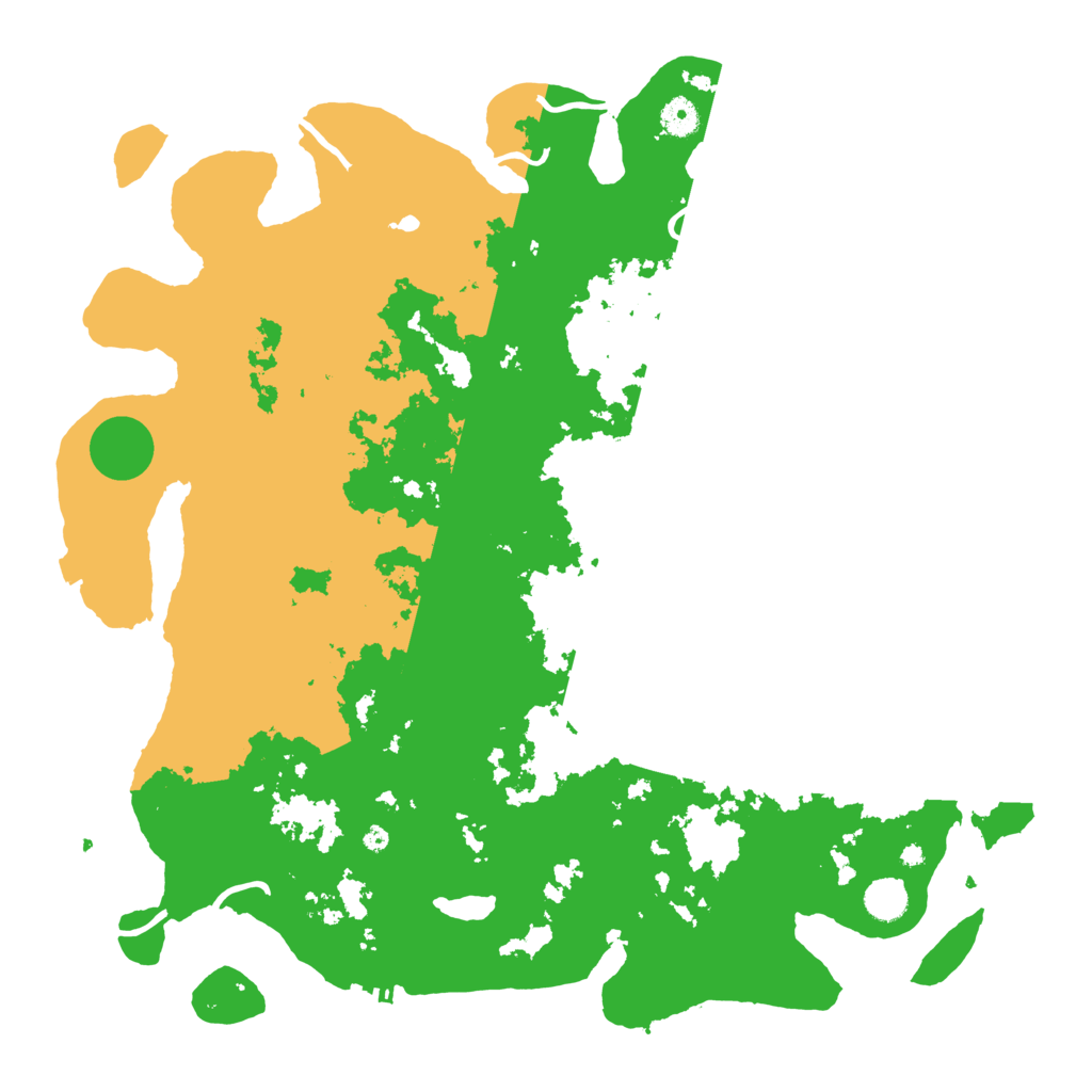 Biome Rust Map: Procedural Map, Size: 4500, Seed: 1264052065