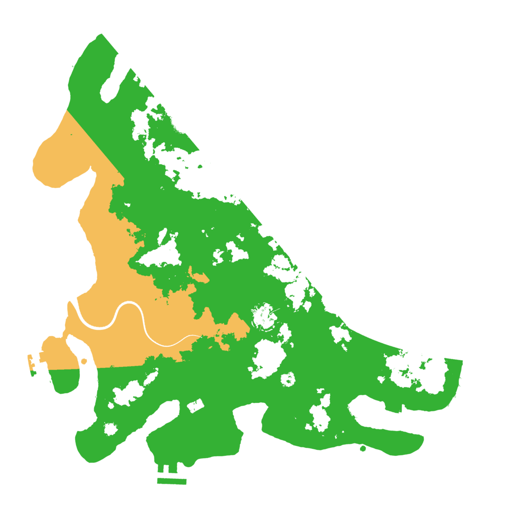 Biome Rust Map: Procedural Map, Size: 3500, Seed: 901824614