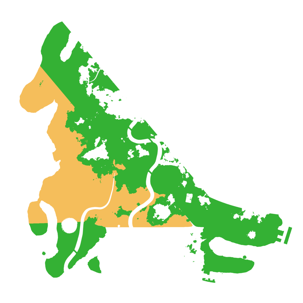 Biome Rust Map: Procedural Map, Size: 3500, Seed: 901824614