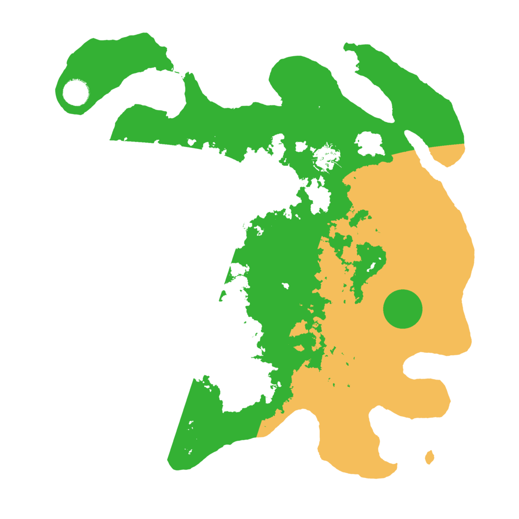 Biome Rust Map: Barren, Size: 3500, Seed: 196293104