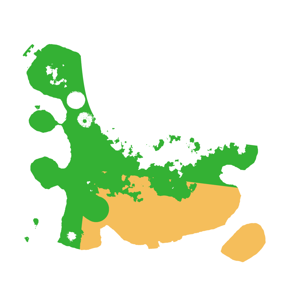 Biome Rust Map: Procedural Map, Size: 3000, Seed: 13618