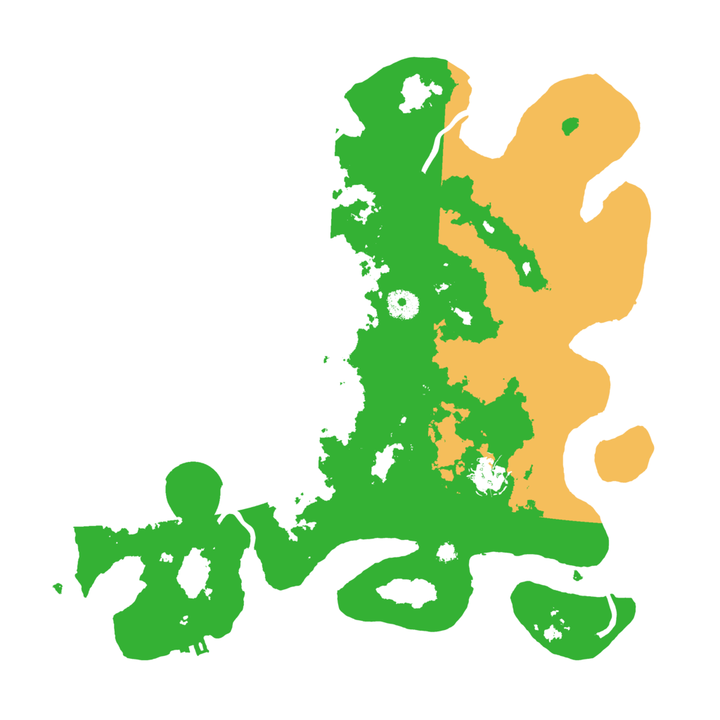 Biome Rust Map: Procedural Map, Size: 3500, Seed: 631608441