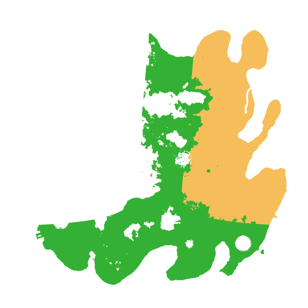 Biome Rust Map: Procedural Map, Size: 3500, Seed: 740233705