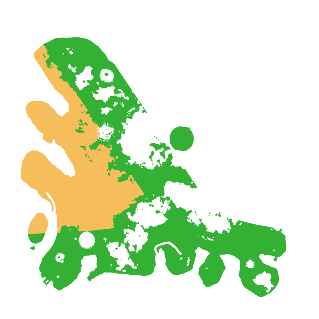 Biome Rust Map: Procedural Map, Size: 3500, Seed: 126980723