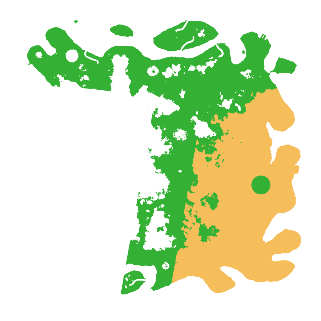 Biome Rust Map: Procedural Map, Size: 4500, Seed: 2143050231