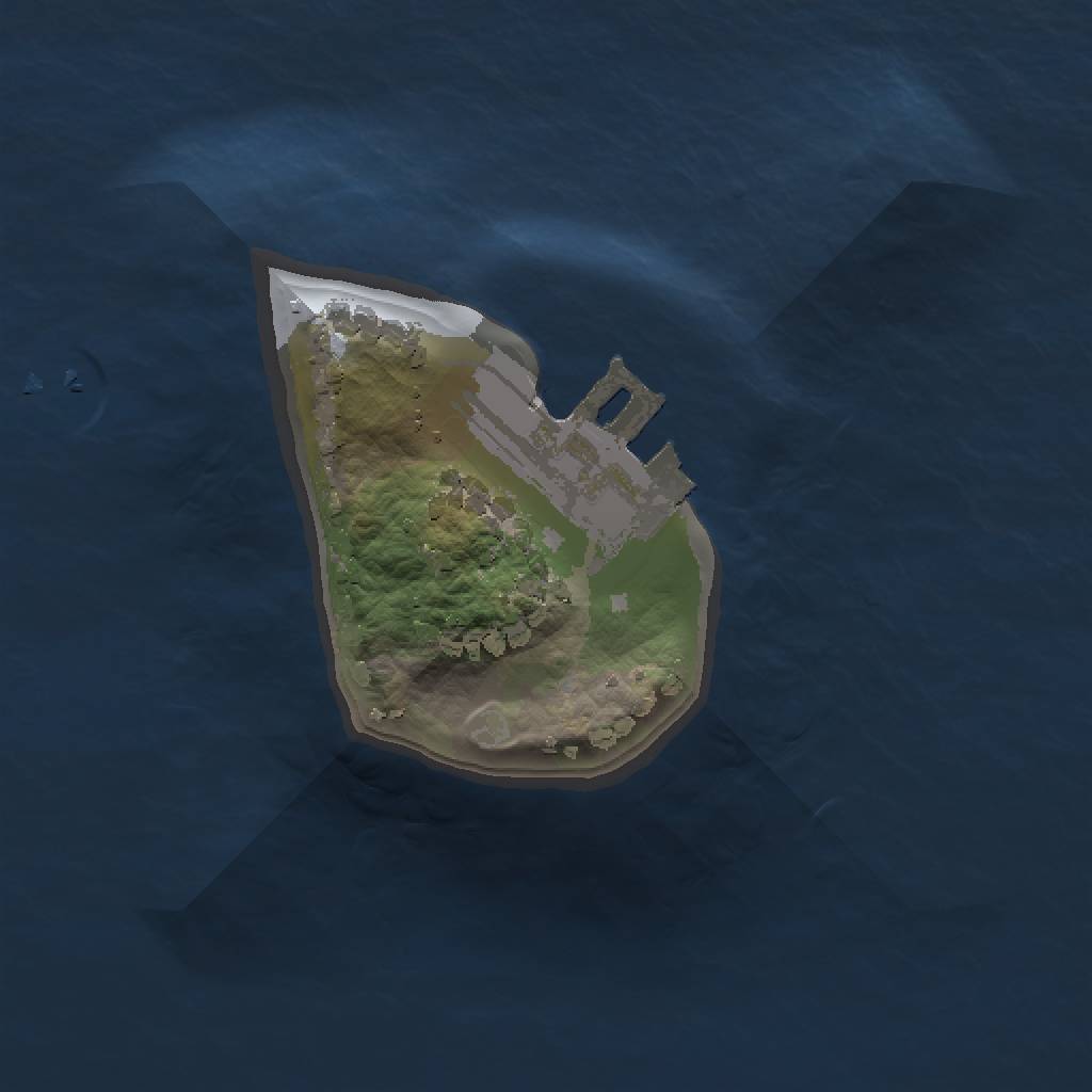 Rust Map: Procedural Map, Size: 1000, Seed: 1072442866, 4 Monuments